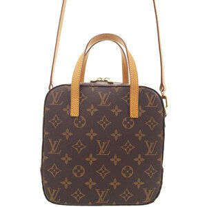 Louis Vuitton Monogram Leather Brown Spontini Bag